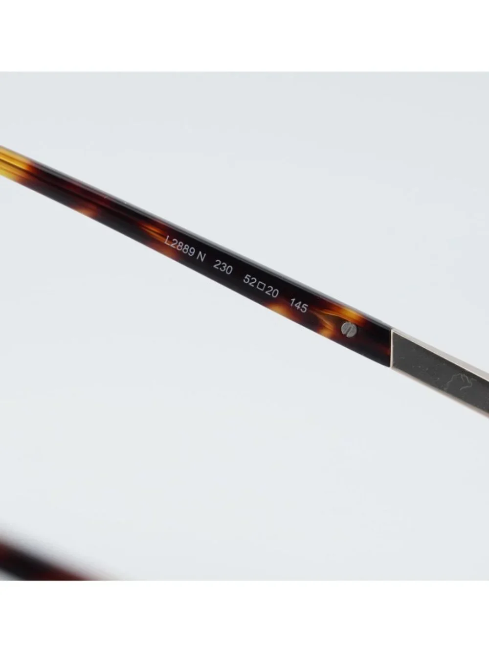 Lacoste L2889 N 230 Eyeglasses Havana 52mm Square Frame